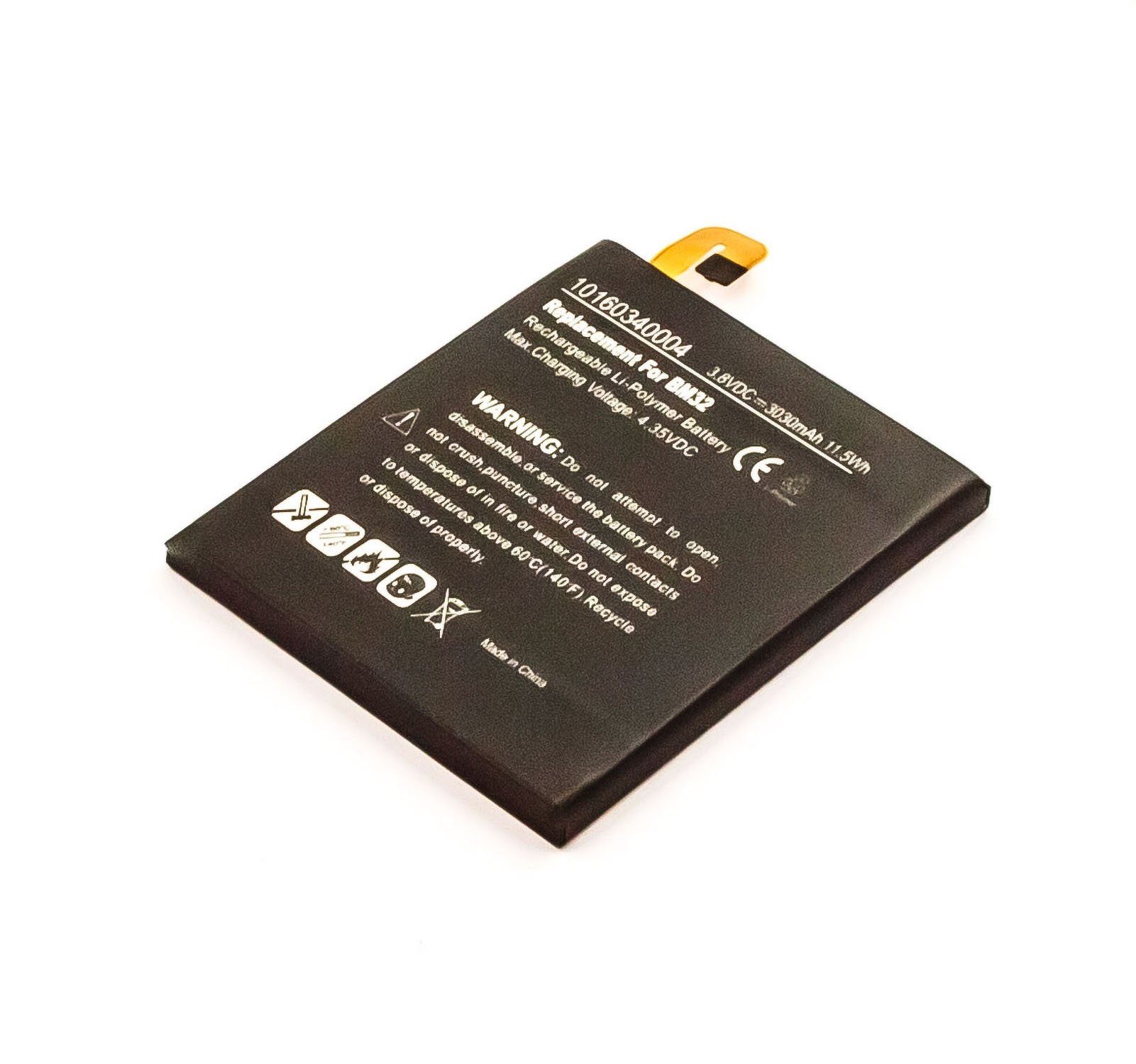 MobiloTec Akku kompatibel mit Xiaomi BM32 Akku Akku 3030 mAh (1 St)
