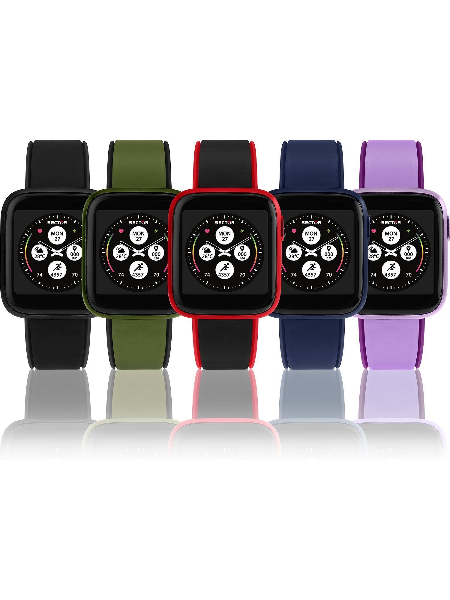 Sector Digitaluhr Sector Unisex-Smartwatch Digital Akku