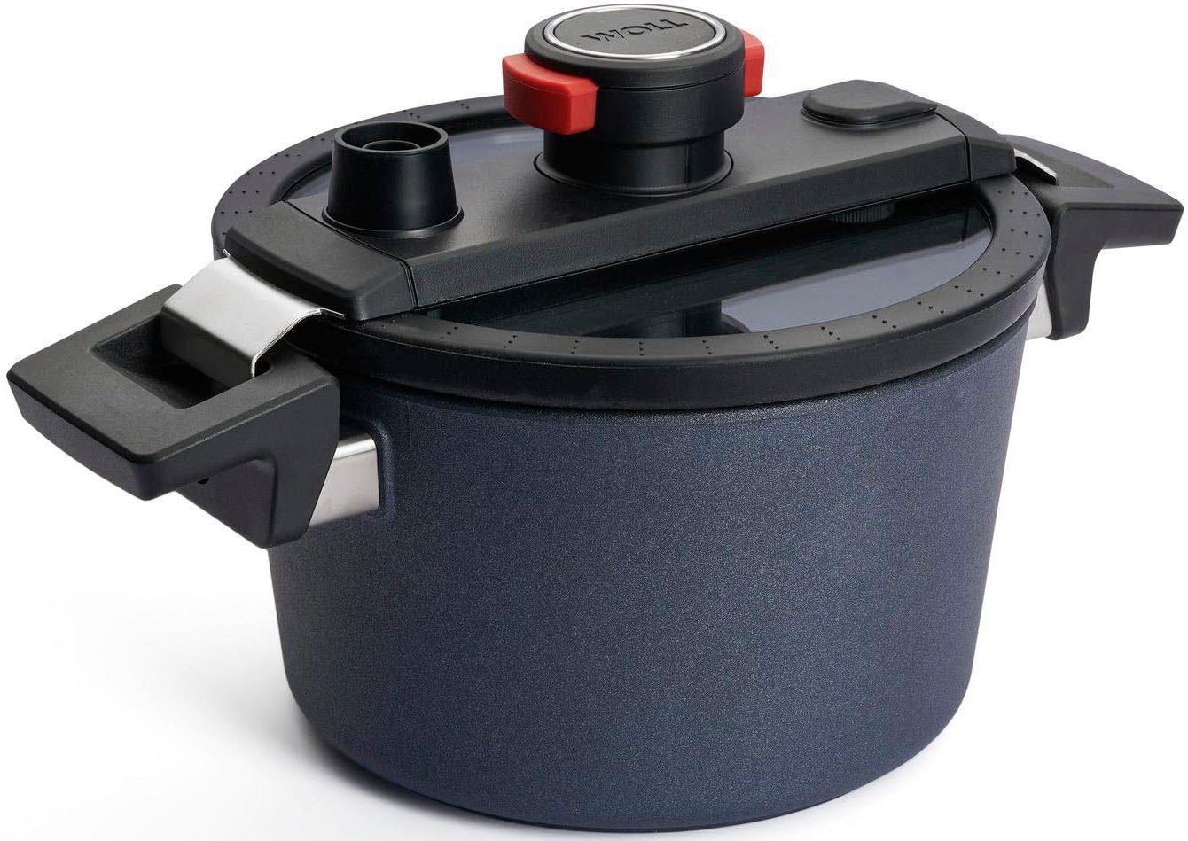 WOLL MADE IN GERMANY Dampfgartopf Active-Lite, Aluminiumguss (1-tlg), Dampfkochtopf, incl. Activde Lite Deckel, Induktion, Made in Germany