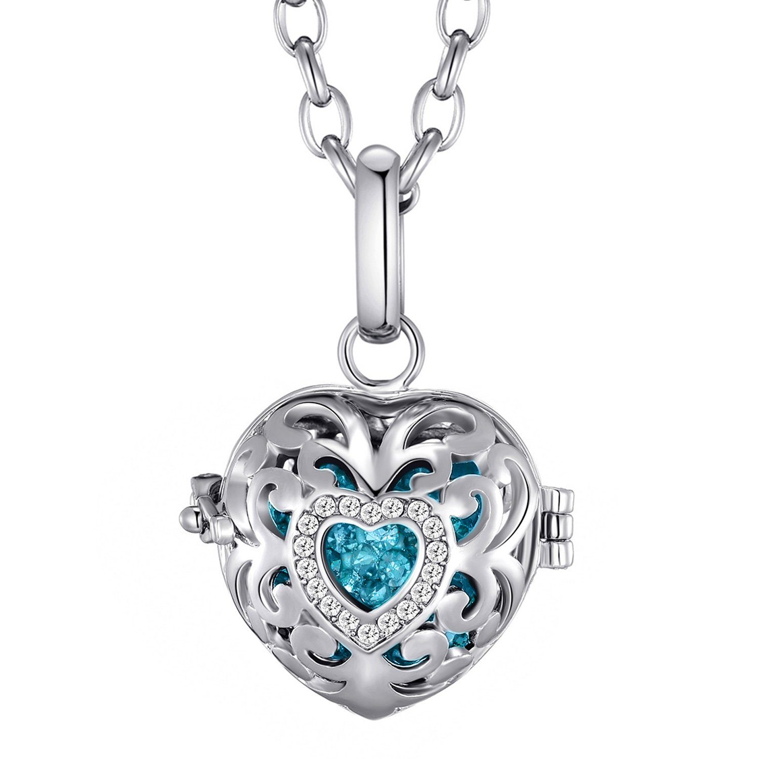 Morella Kette mit Anhänger Morella Damen Schutzengel Halskette Edelstahl 70 günstig online kaufen