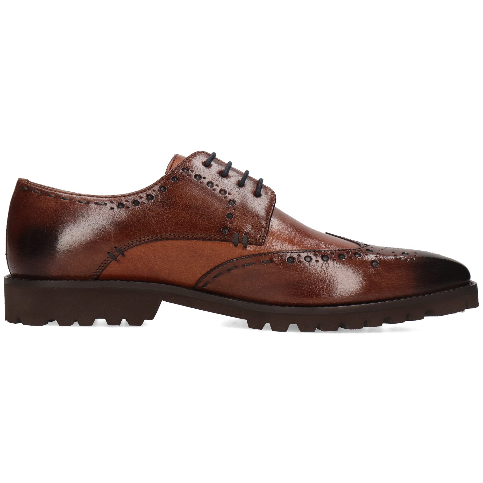 Melvin & Hamilton Emil 10 Leder-Derby Schuhe für Herren Schnürschuh Plateausohlen, Echtes Leder