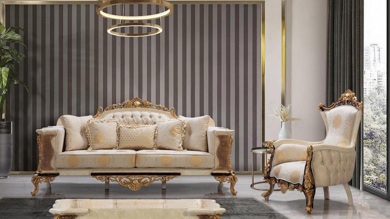 Europe JVmoebel Sofa Made Garnitur, Luxus Sofa In Klassisch Sofagarnitur Couch Set3+3+1+1Sitzer