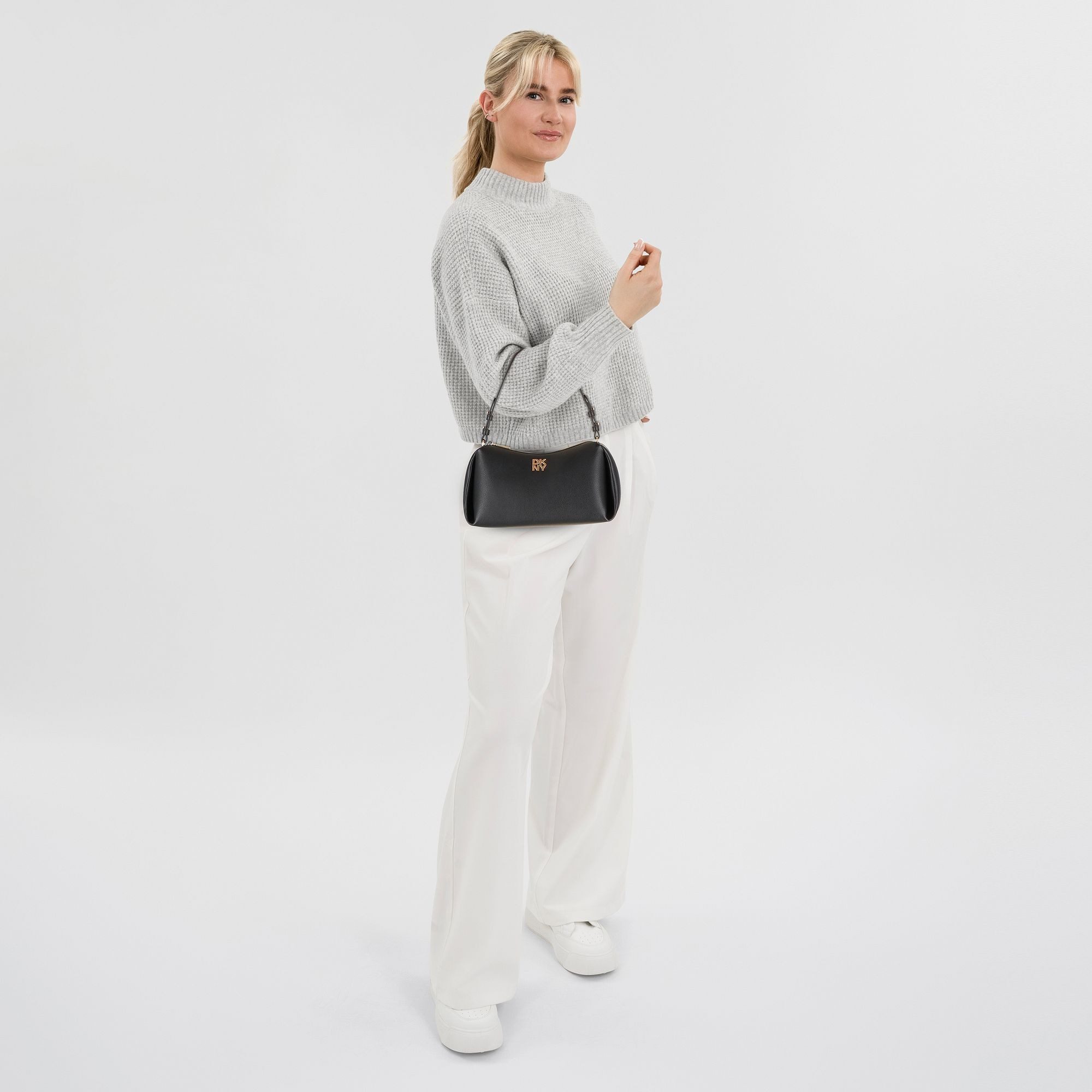DKNY Schultertasche Remy, Polyurethan