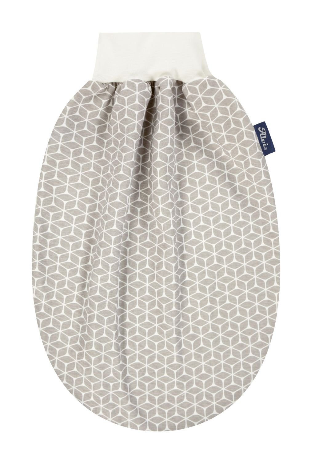 Alvi® Babyschlafsack Alvi Baby Schlupfmäxchen light Exclusiv Raute taupe dunkel