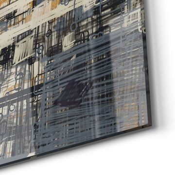 DEQORI Magnettafel 'Variation von Formen', Whiteboard Pinnwand beschreibbar