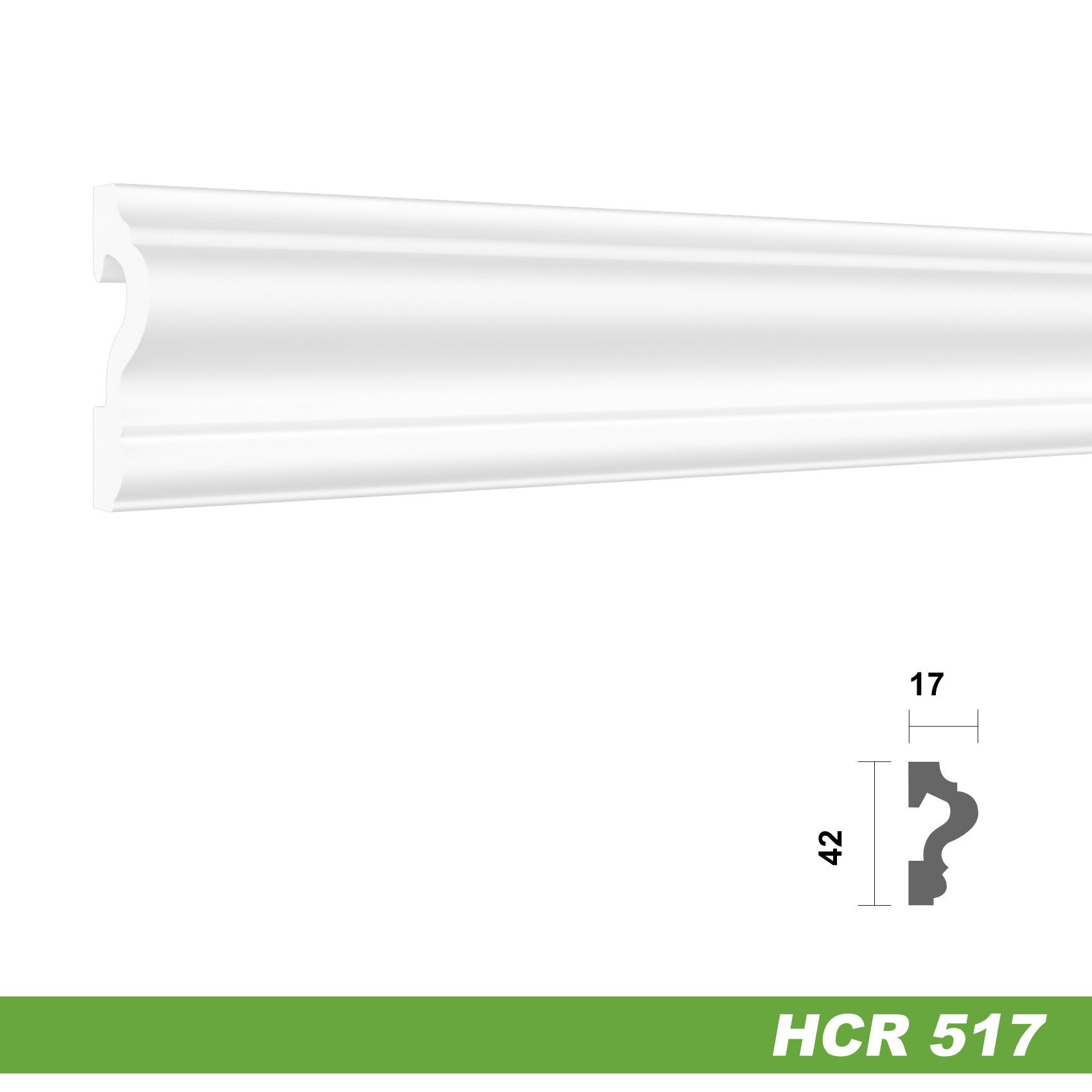 Hexim Zierleiste HCR517, 10 Meter / günstig online kaufen