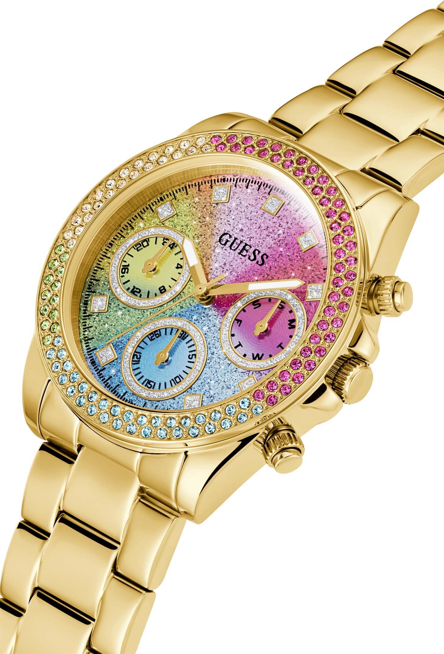 Guess Multifunktionsuhr SOL GW0483L4, Armbanduhr, Quarzuhr, Damenuhr