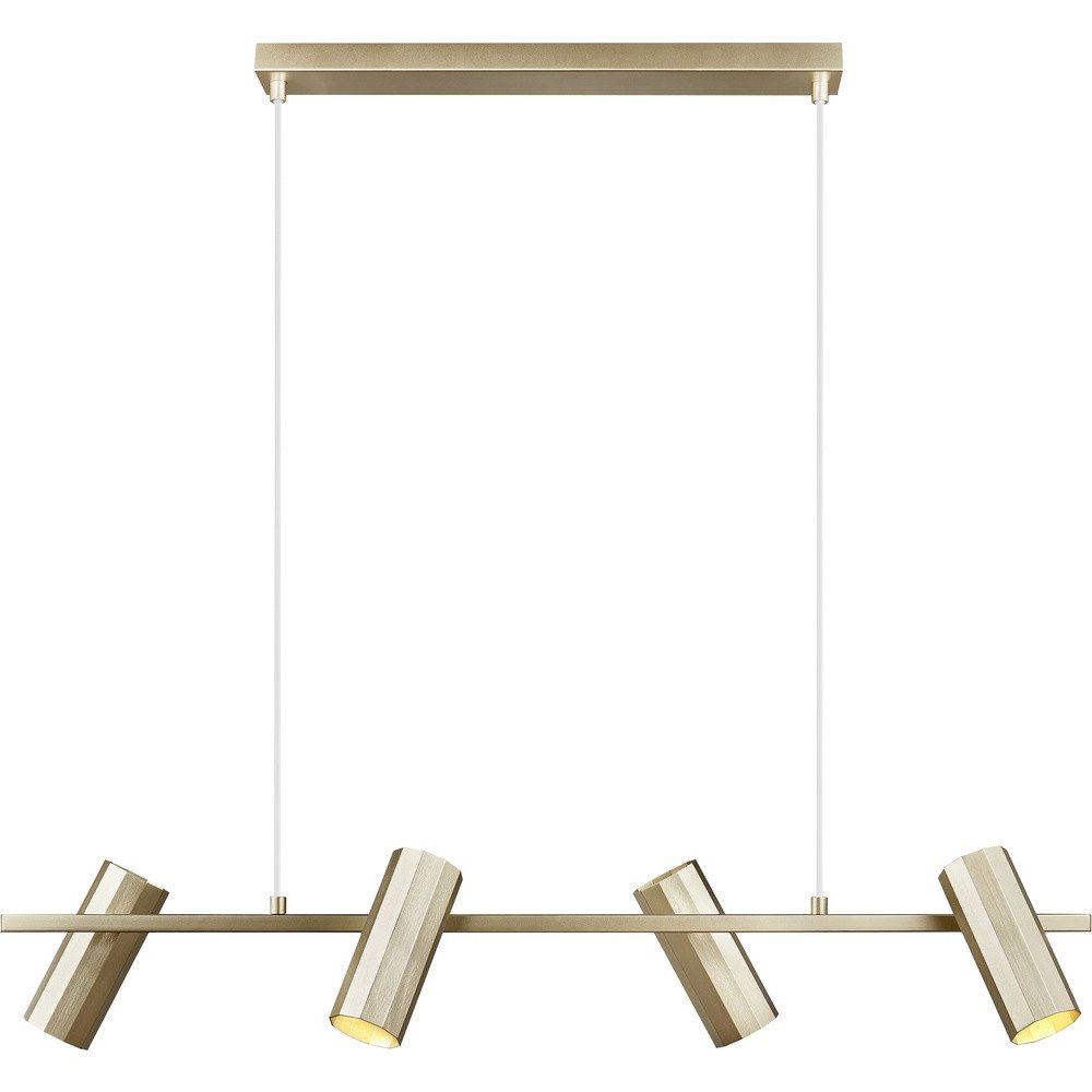 Nordlux Pendelleuchte Nordlux Alanis 4-Spot 2213423035 Pendelleuchte GU10 Messing