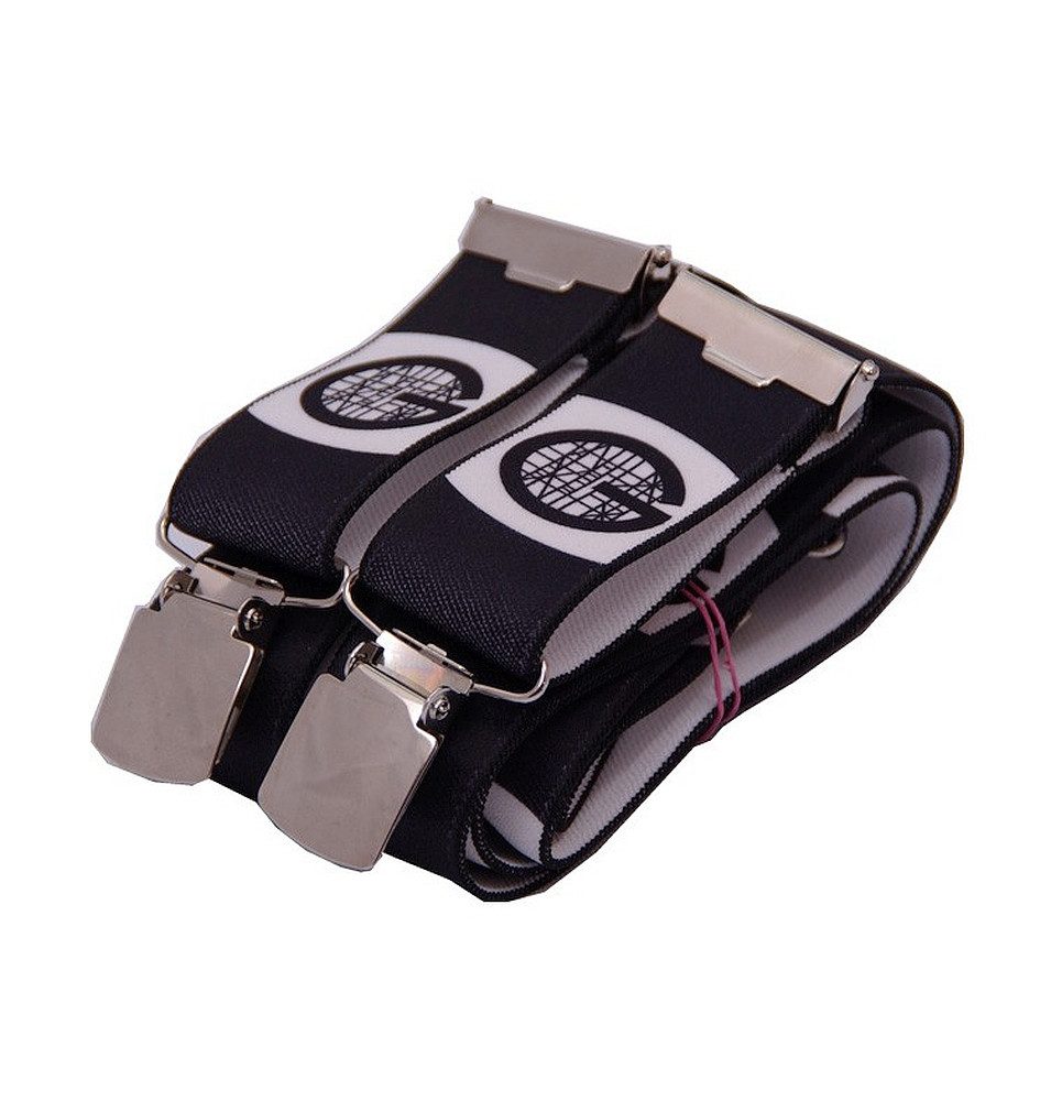 Oyster Hosenträger Zunftkleidung schwarz Clip Arbeitskleidung Dachdecker Zimmermann Maurer Tischler Gerüstbauer