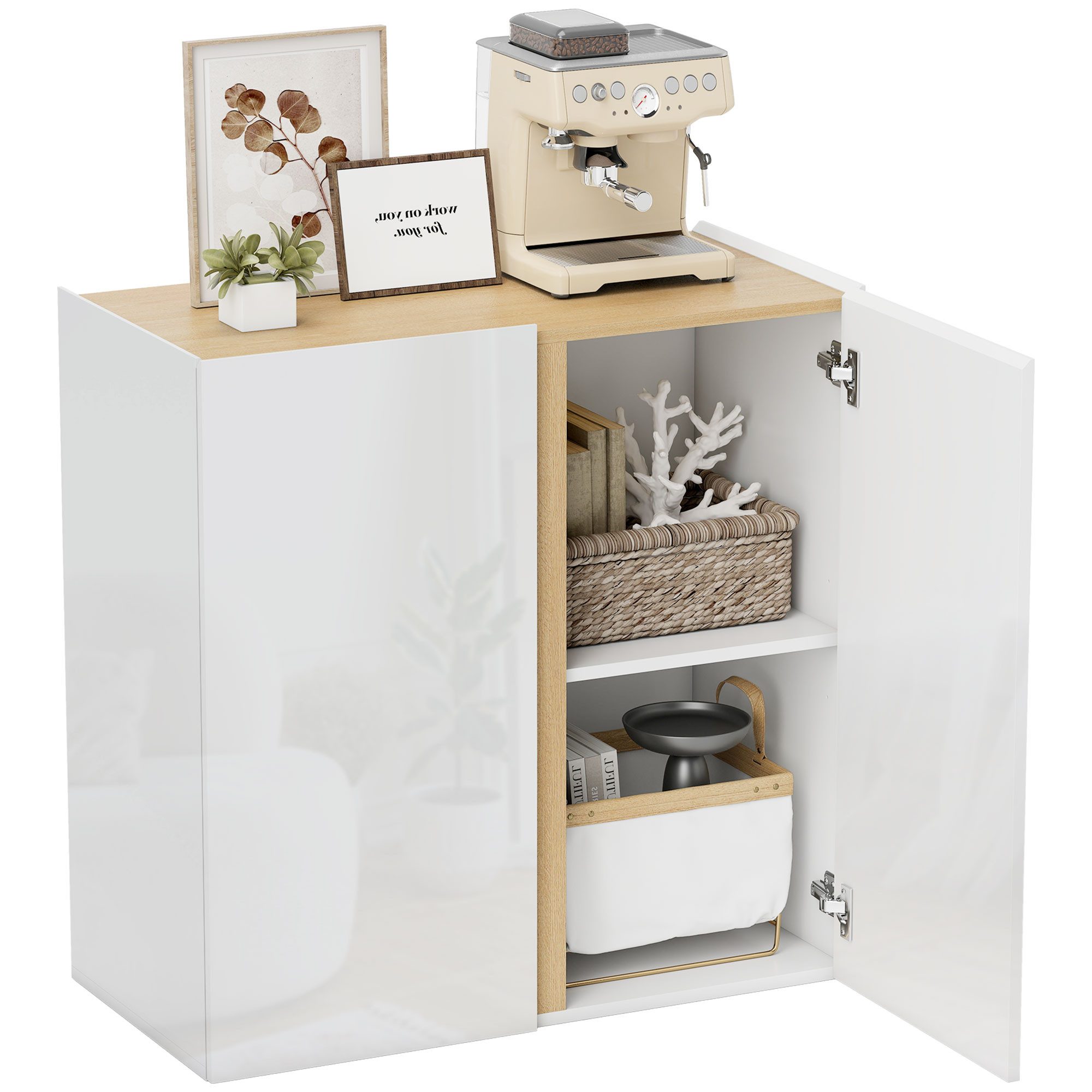 HOMCOM Sideboard (Beistellschrank, 1 St., Aufbewahrungsschrank), günstig online kaufen