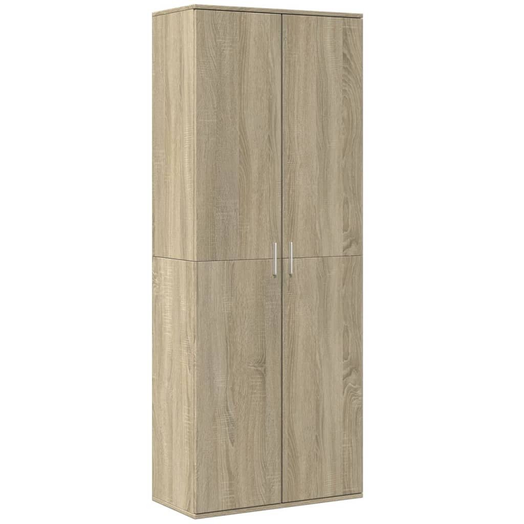 vidaXL Kleiderschrank NA Kleiderschrank Sonoma Eiche 70x35x180 cm Spanplatte