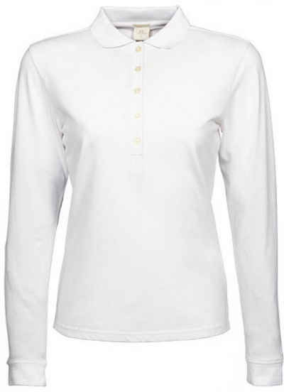 Tee Jays Langarm-Poloshirt Ladies Stretch Long Sleeve Poloshirt