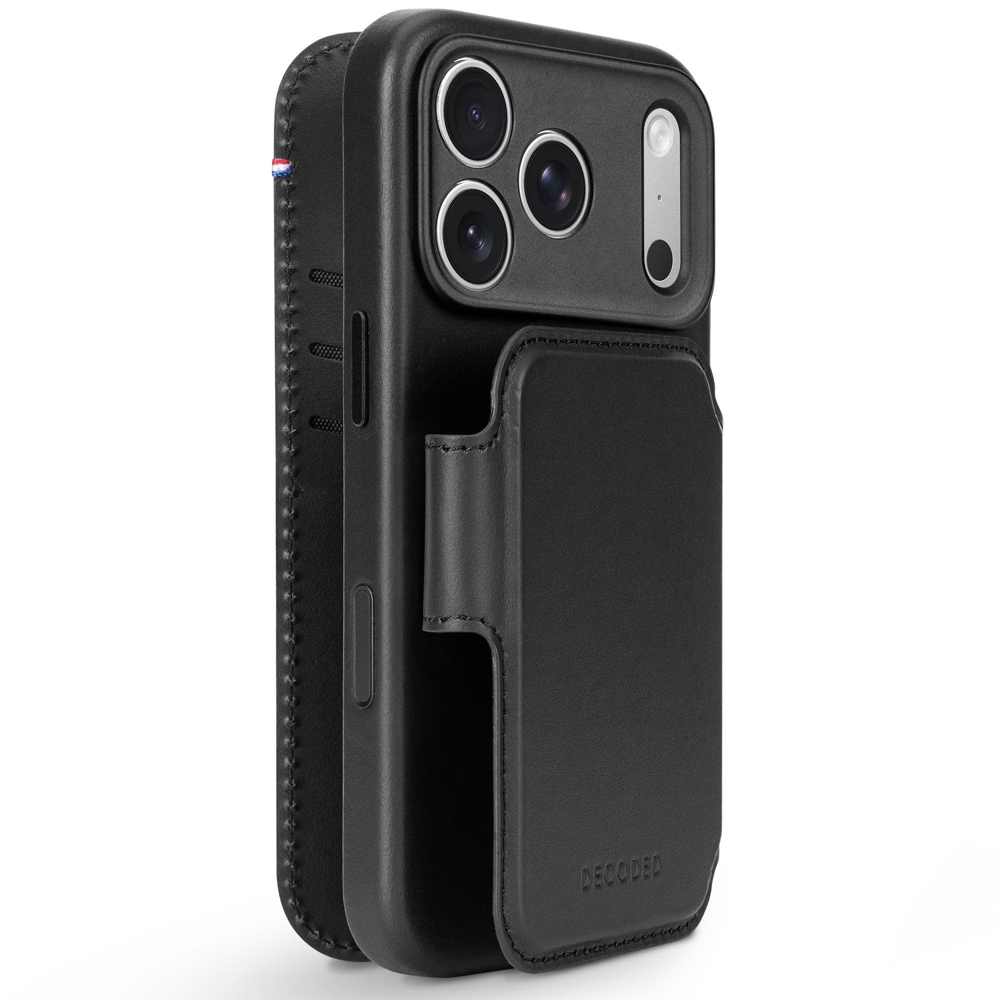 DECODED Flip Case Decoded 2 in 1 Leather Klapphülle MagSafe Apple iPhone 18 Pro / 17 Pro