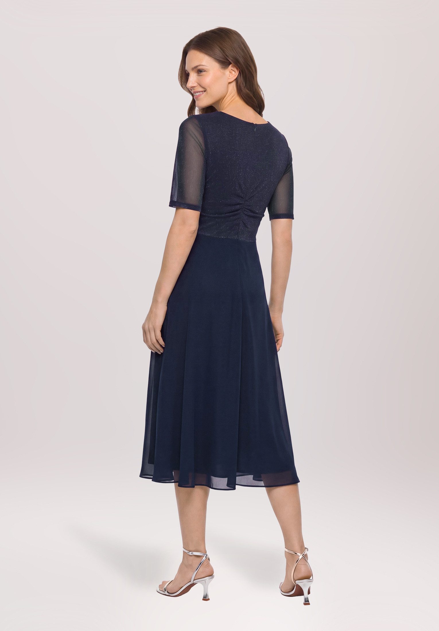 Vera Mont Cocktailkleid Damen im Glitzer-Look – Bild 3 von 5