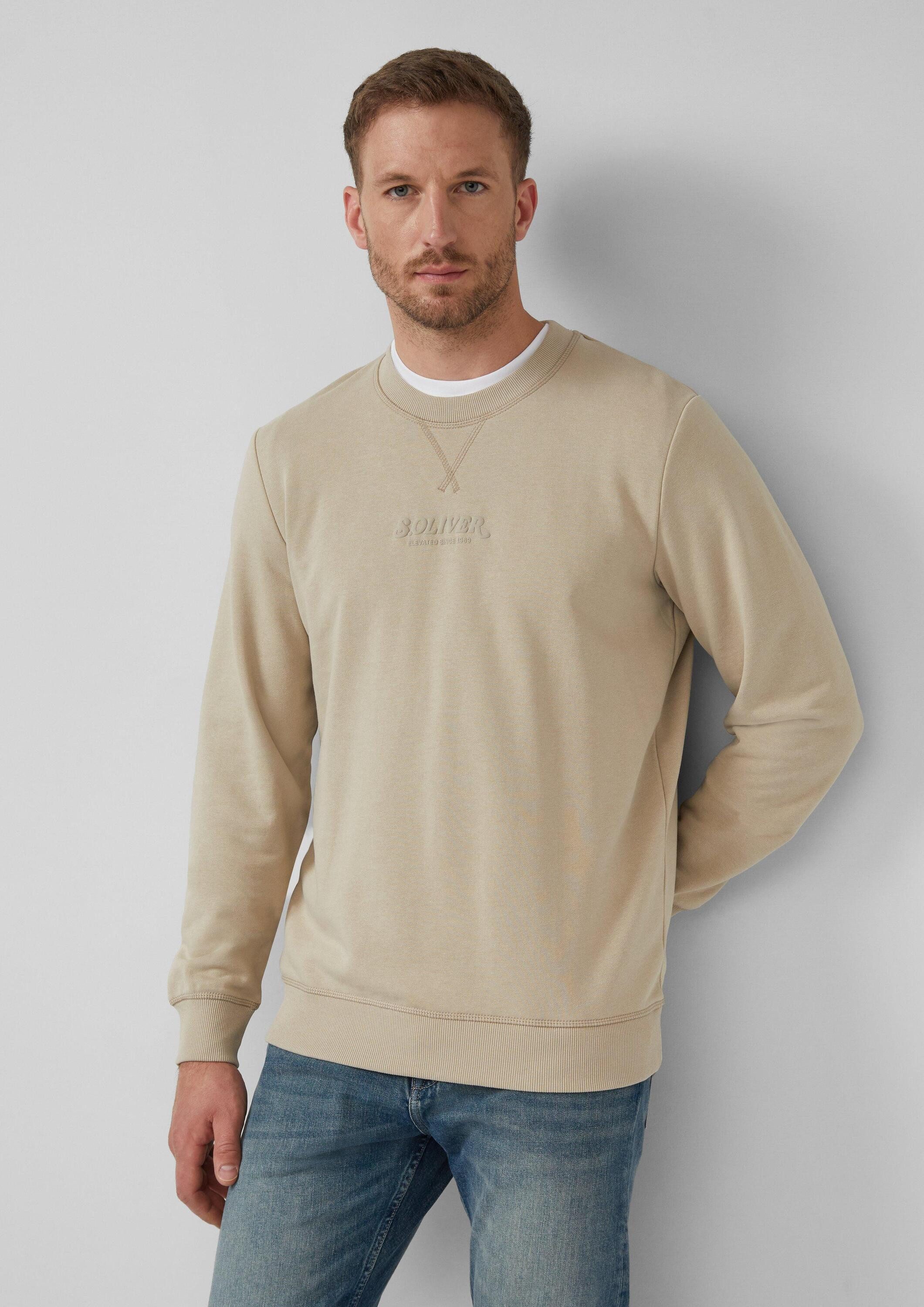 s.Oliver Sweatshirt Sweatshirt Sweatshirt mit Logo-Artwork günstig online kaufen