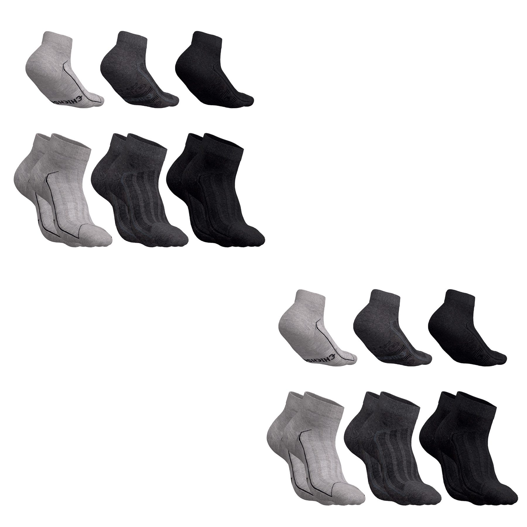 Chiemsee Socken Breeze Unisex Quartersocken (12-Paar) günstig online kaufen