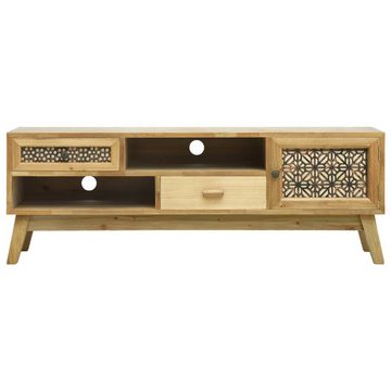 vidaXL TV-Schrank TV-Schrank mit Mustern Braun 120x30x42 cm Holz