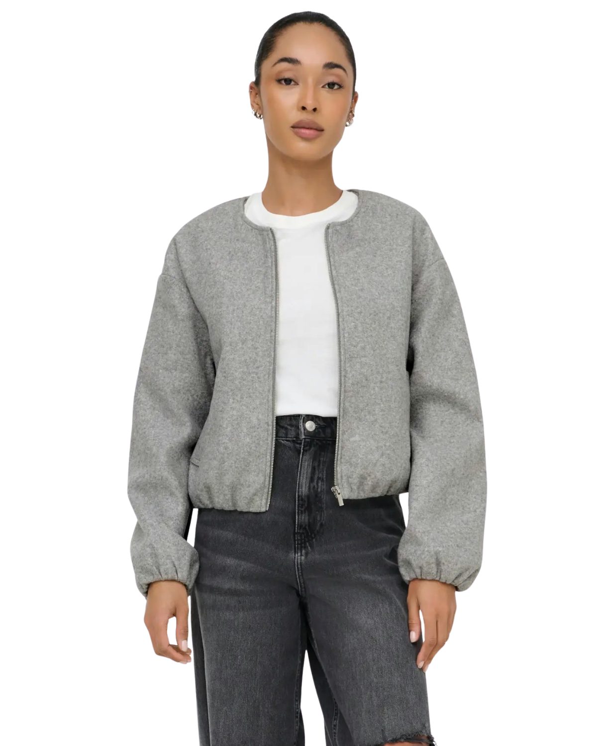 ONLY Bomberjacke Moderne kurze Bomberjacke mit trendigem Balloon-Fit günstig online kaufen