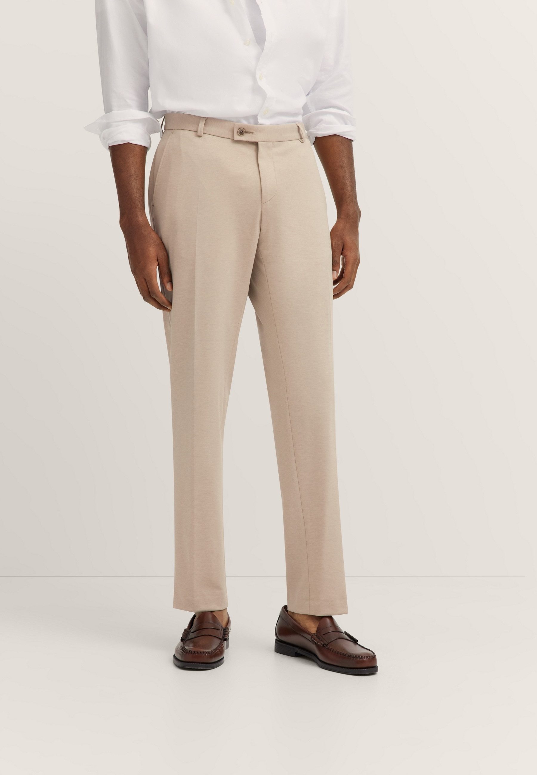 bugatti Anzughose Regular Fit Jersey-Artikel mit Stretch