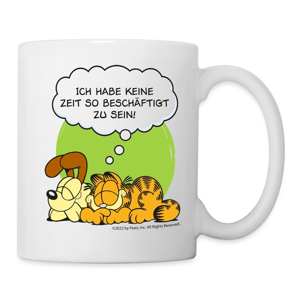 Tasse Garfield Mit Odie Keine Zeit Chill Tasse