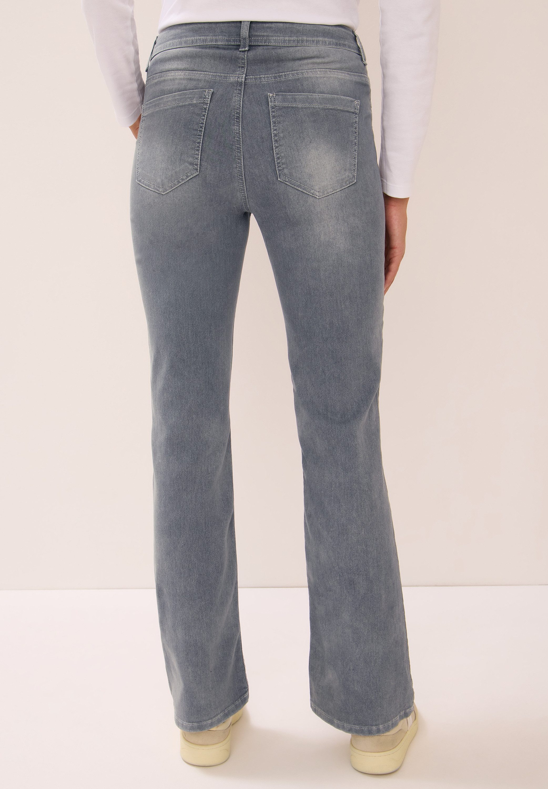 CECIL Bootcut-Jeans aus Baumwolle mit Stretchanteil