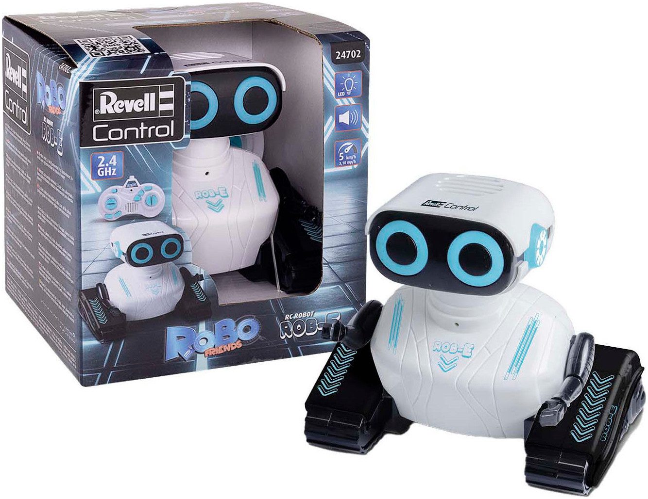 Revell® RC-Roboter Revell® control, Rob-E, 2,4 GHz, mit LED und Sound