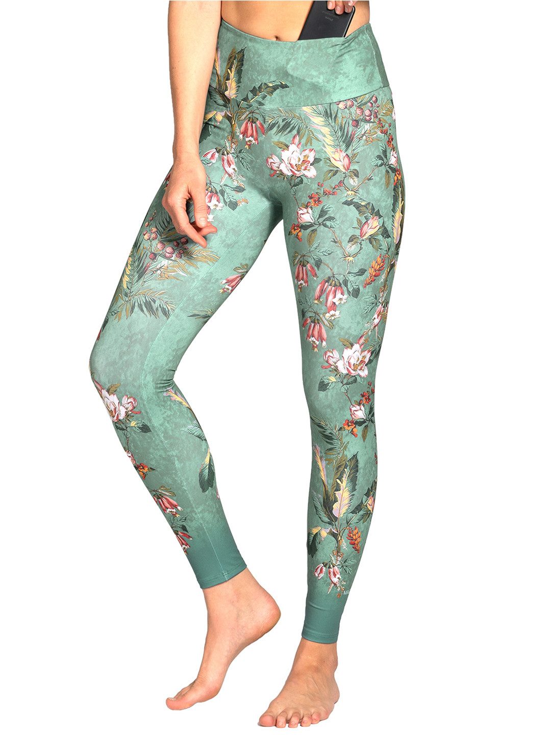 Magadi Leggings Secret Garden aus Komfort-Stretch günstig online kaufen