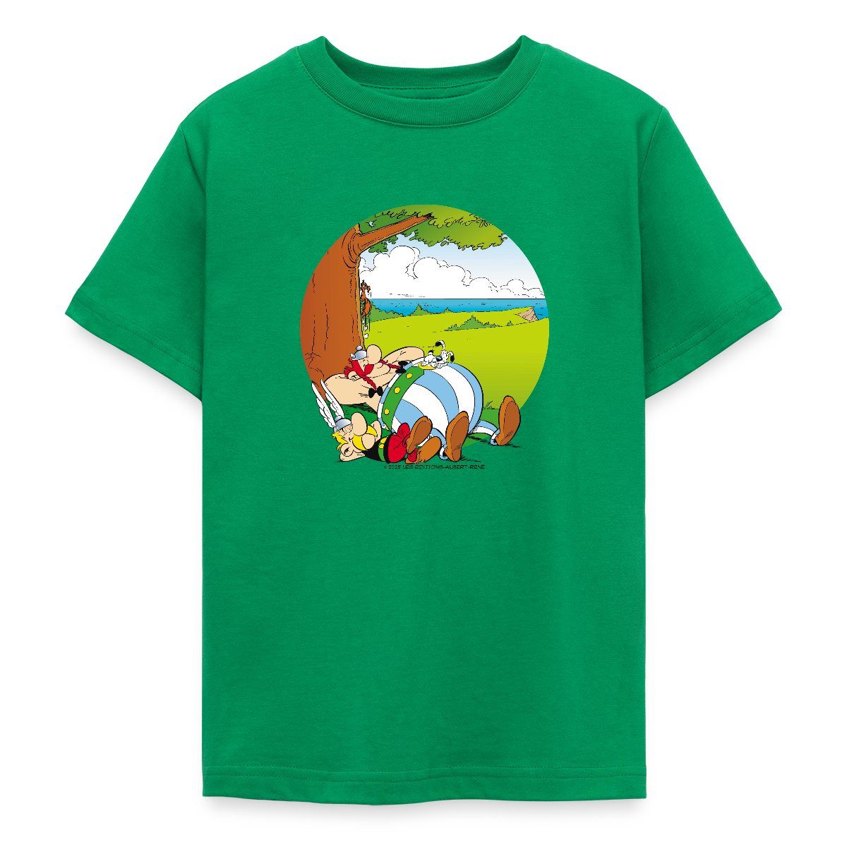 T-Shirt Asterix & Obelix Machen Siesta Mit Idefix Teenager T-Shirt