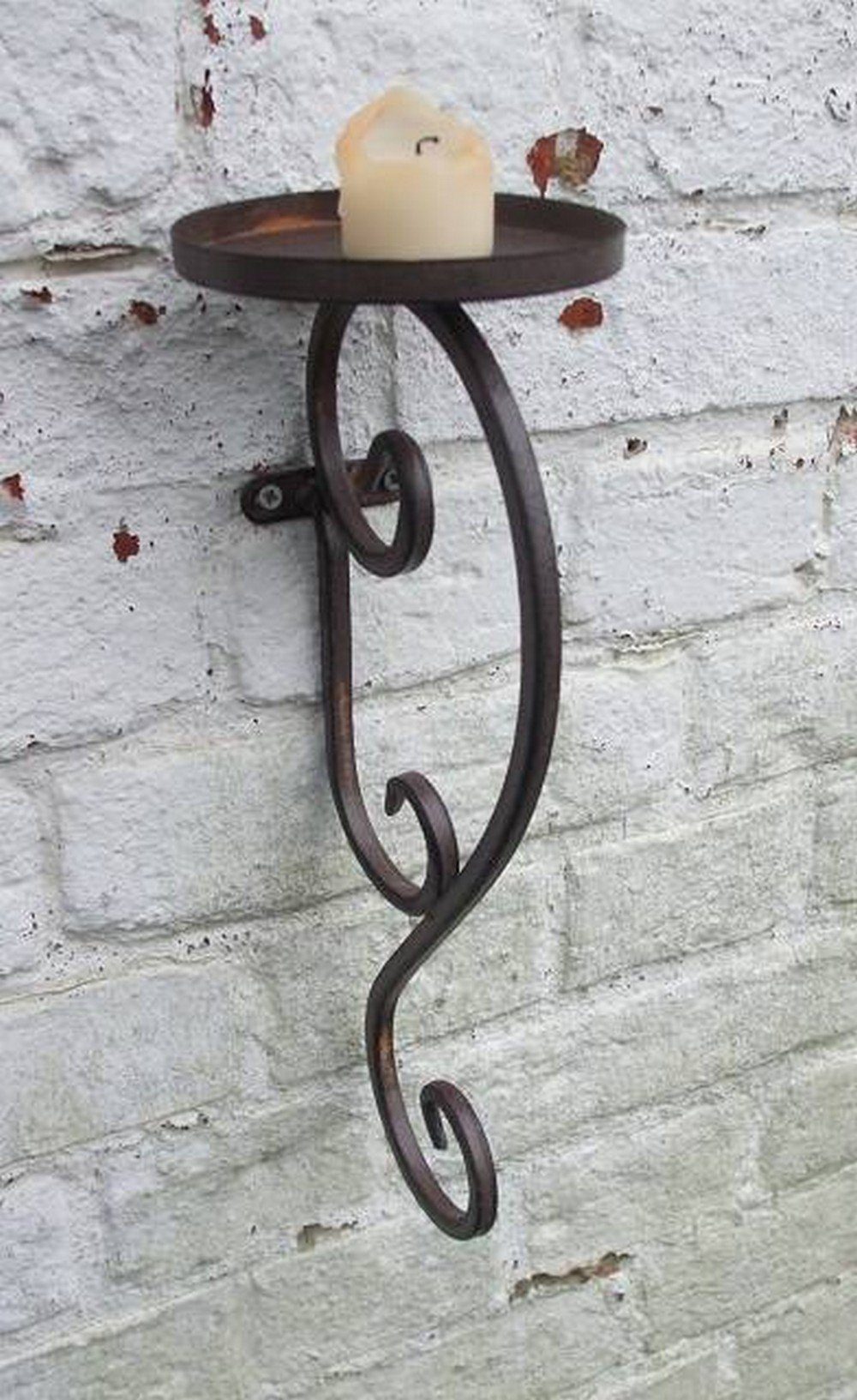 Deko-Impression Kerzenhalter Mediterraner Wandkerzenhalter mediterran Eisen günstig online kaufen