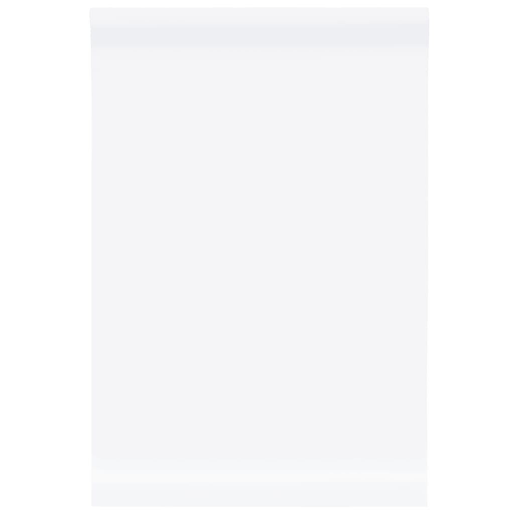 vidaXL Möbelfolie, Dekofolie Selbstklebend Mattweiß 90x500 cm PVC