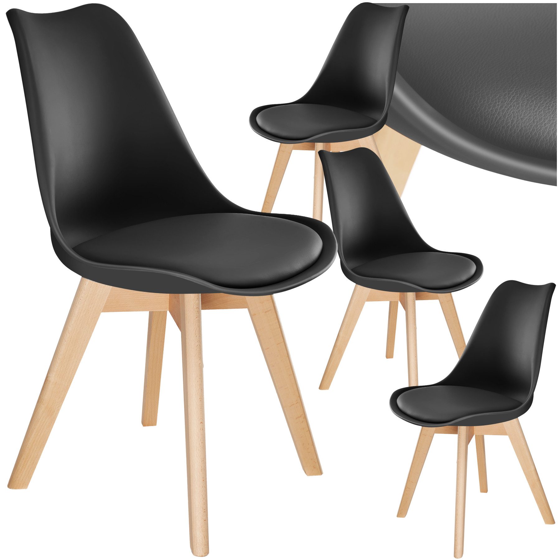 tectake Esszimmerstuhl Set Esszimmerstuhl (Set, 4 günstig online kaufen