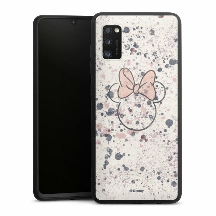 DeinDesign Handyhülle Wasserfarbe Minnie Mouse Disney Minnie Mouse Splash Samsung Galaxy A41 Silikon Hülle Premium Case Handy Schutzhülle