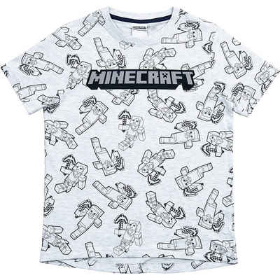 Minecraft T-Shirt »T-Shirt MiningTeam light gray 152cm«