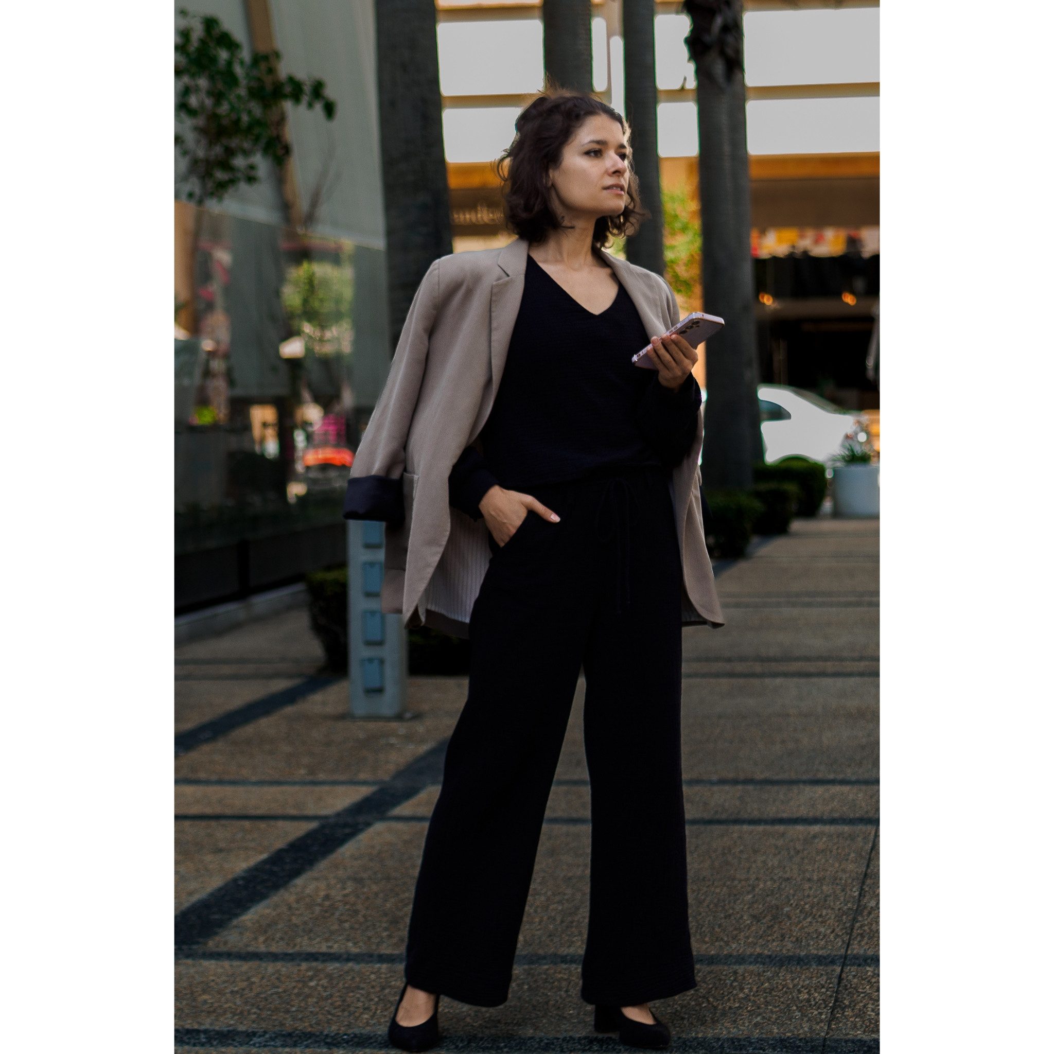 hutch&putch Stoffhose Musselin-Hose "Lea" Sommerhose Lang (1-tlg)