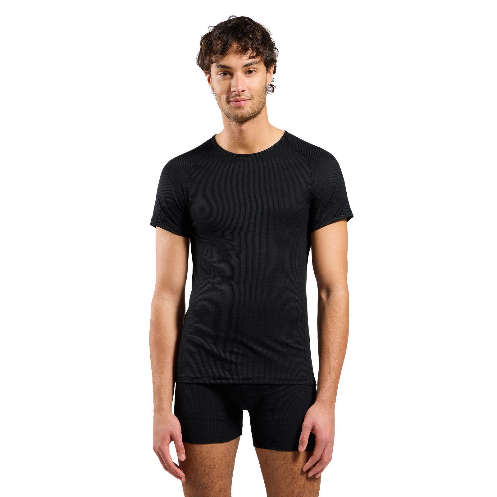 Odlo Funktionsshirt Active Light T-Shirt 141512-15000 Kurzärmeliger Active Light Base Layer mit Rundhalsausschnitt