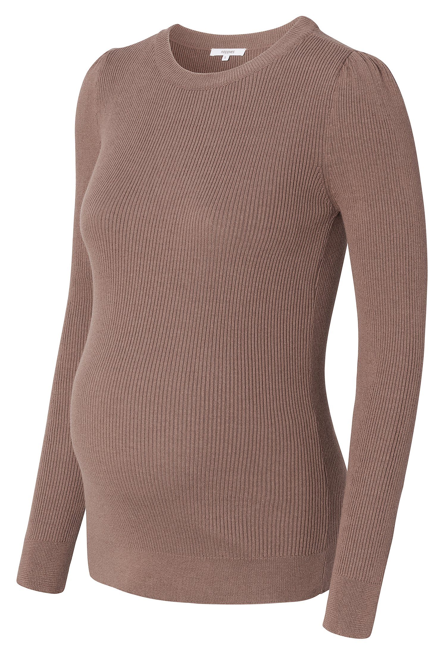 Pullover Noppies (1-tlg) Zana Deep Noppies Taupe Umstandssweatshirt