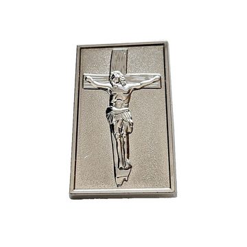 hegibaer Anstecknadel Jesus Kreuz Symbol Glaube Kirche Pin Anstecker 0969 (1-tlg), sehr schöner Pin