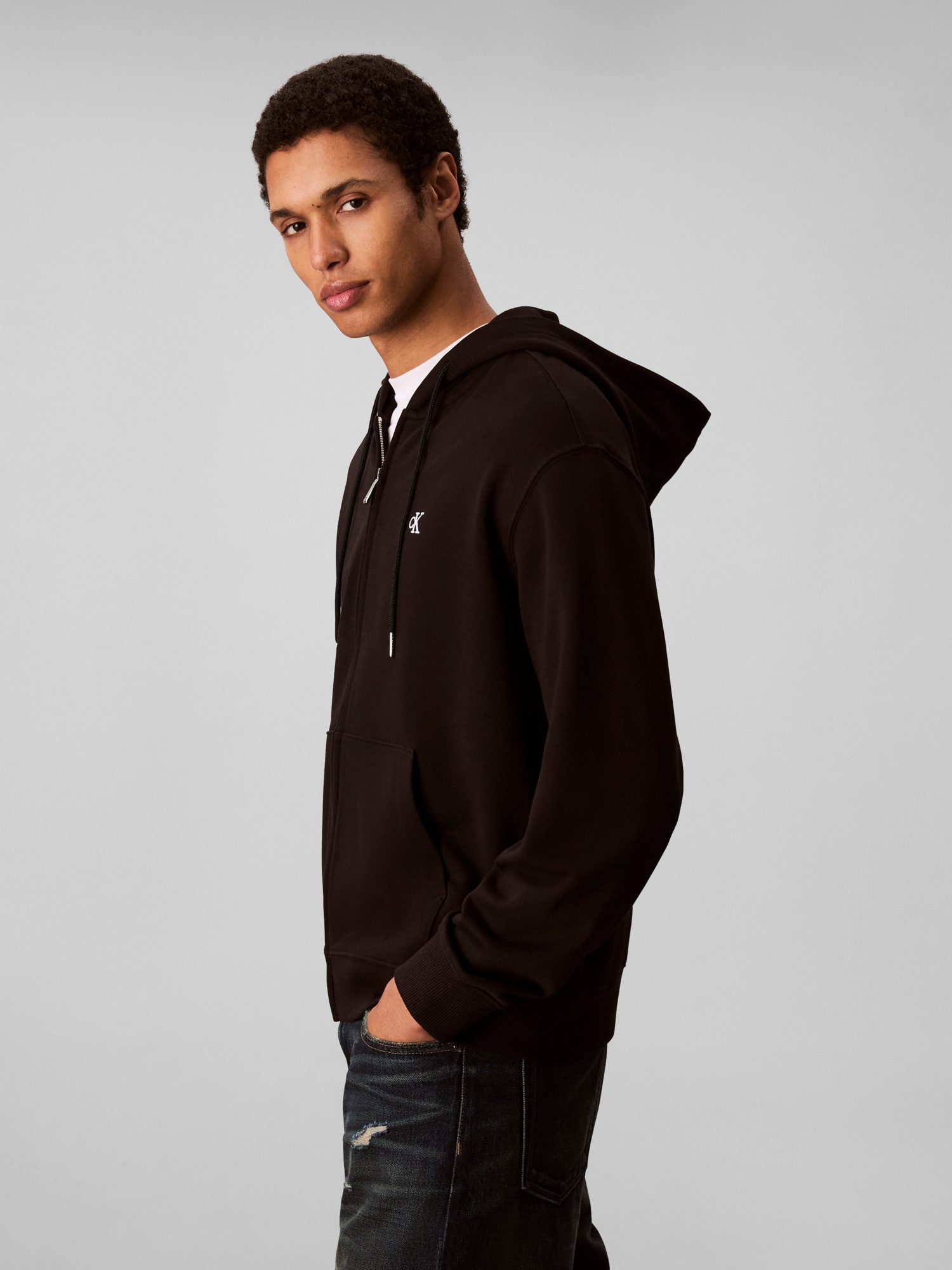Calvin Klein Jeans Kapuzensweatshirt LS EU günstig online kaufen