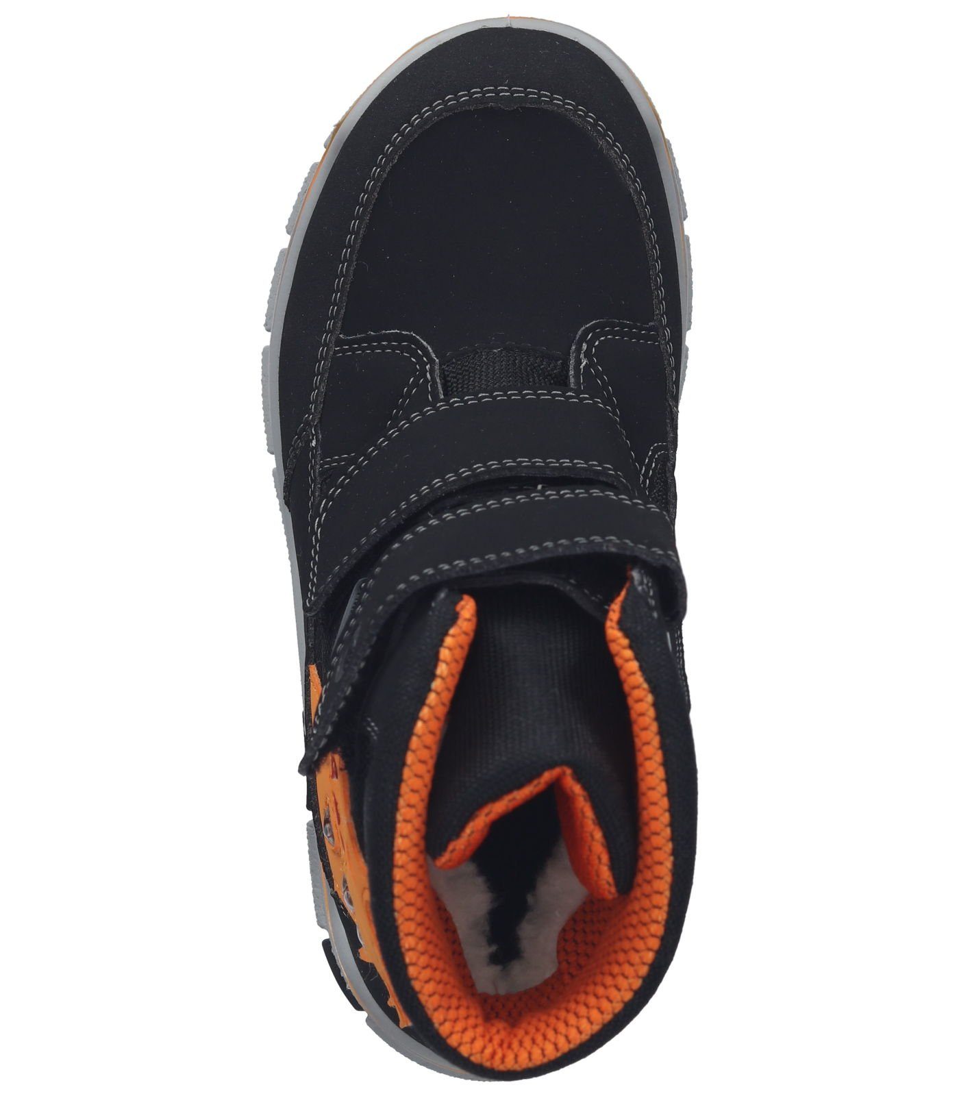 Orange Sneaker Sneaker Ricosta Lederimitat/Textil Schwarz