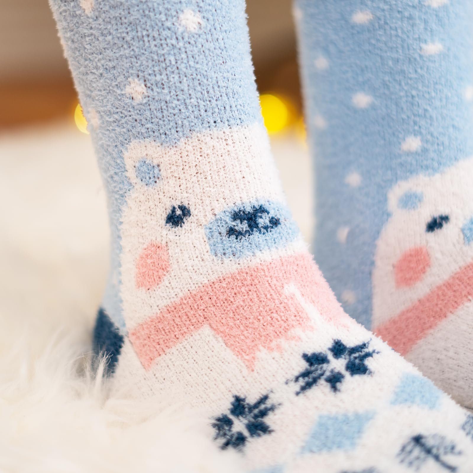 (1 socken Warme Chenille Für Bunte Socken Weihnachten Socken Frauen Teddybär Soxo Weihnachtssocken Paar)