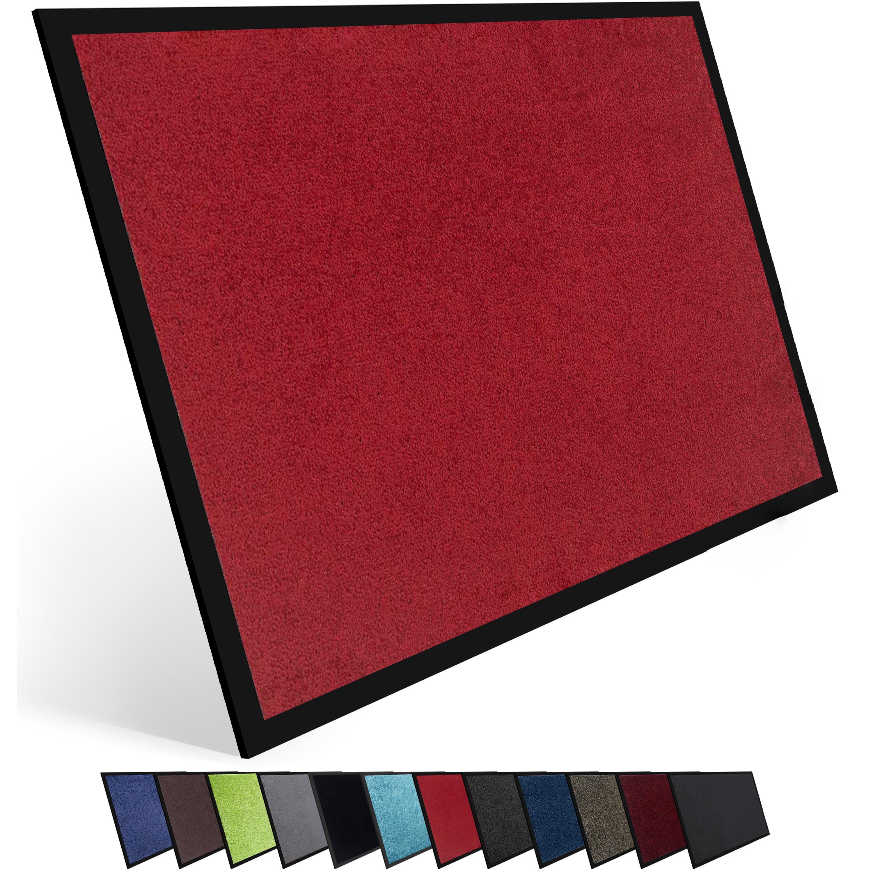 RAHMENLOS Fußmatte – Ca. 40 X 60 Cm | Oberseite Polyamid, Rutschhemmend, Waschbar Bei 30°C, Phthalatfrei