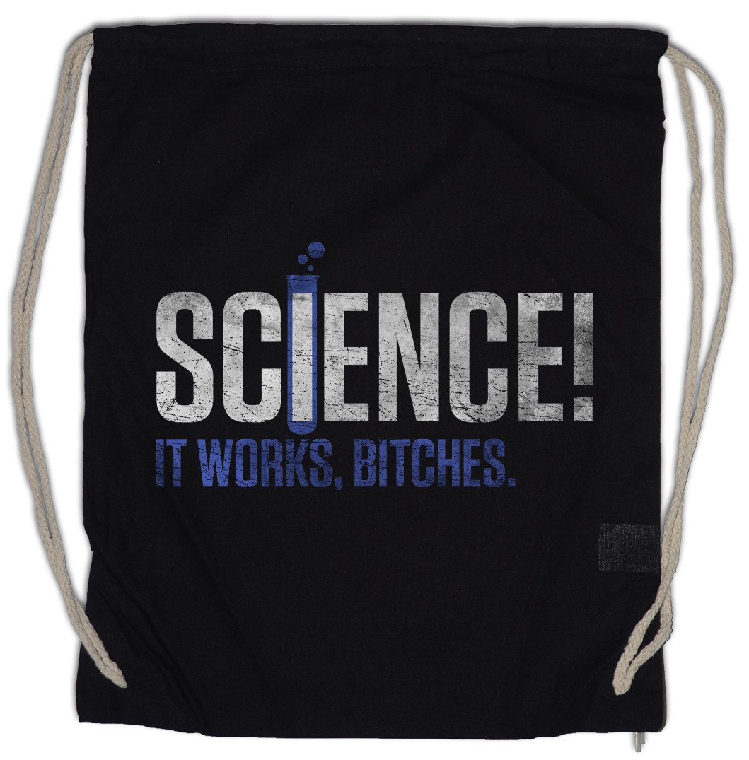 Turnbeutel Science It Works... Turnbeutel Lehrer Fun Teacher Professor Nerd Geek