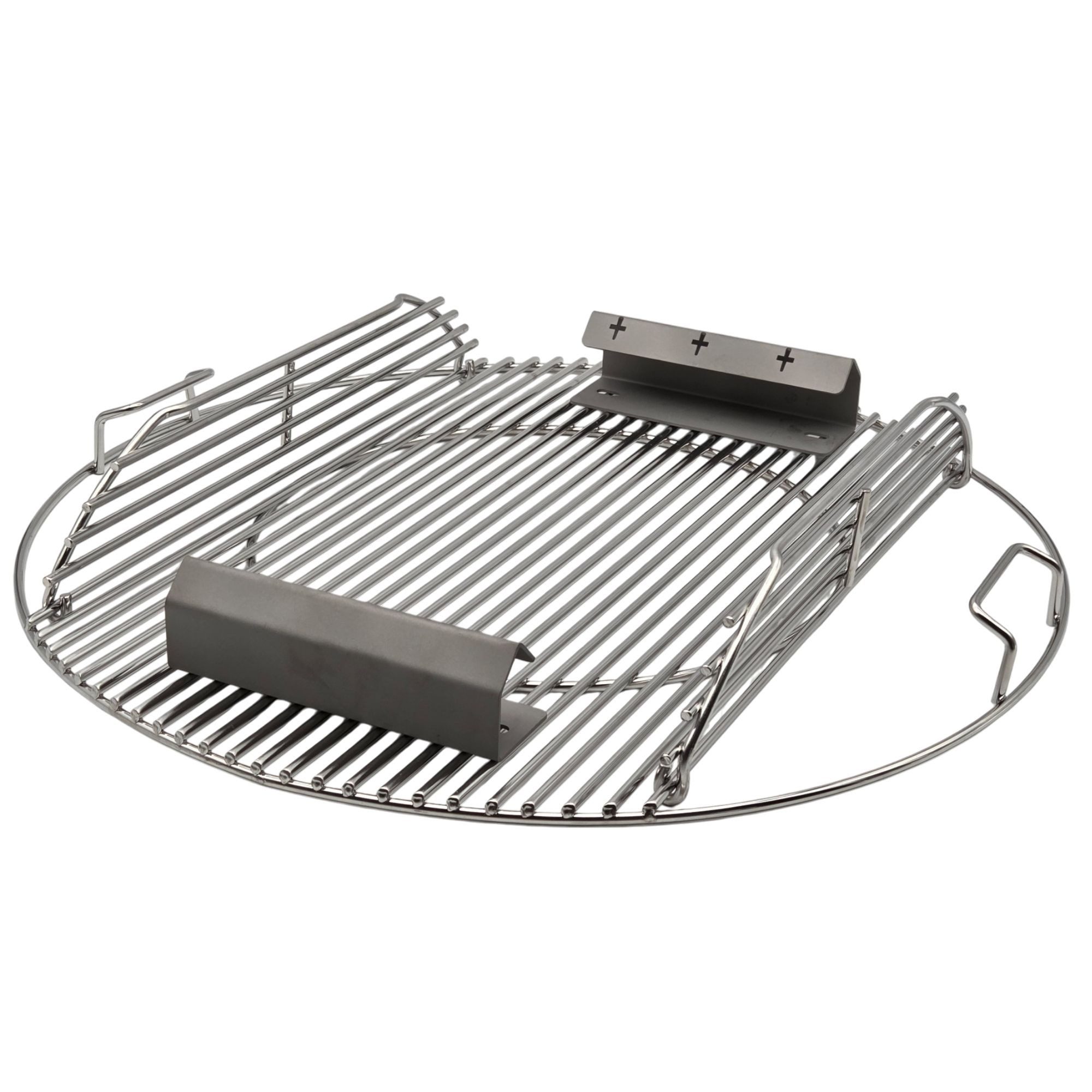 Grillerweiterung Universal Grillrost Edelstahl 55cm für Kugelgrill / für