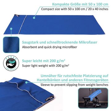 Pullup & Dip Sporthandtuch Mikrofaser Fitness-Handtuch, schnell-trocknend und geruchshemmend