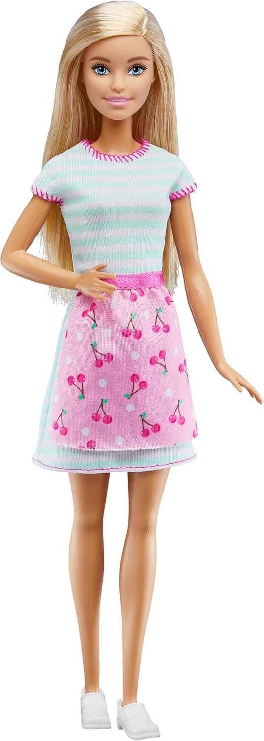Mattel® Puppen Accessoires-Set Mattel HBX03 - Barbie-Schwestern Backspielset mit Barbie & Chelsea – Bild 3 von 5