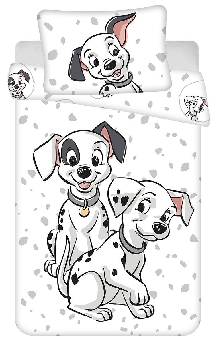 Disney Kinderbettwäsche Disney 101 Dalmatiner Babybettwäsche günstig online kaufen