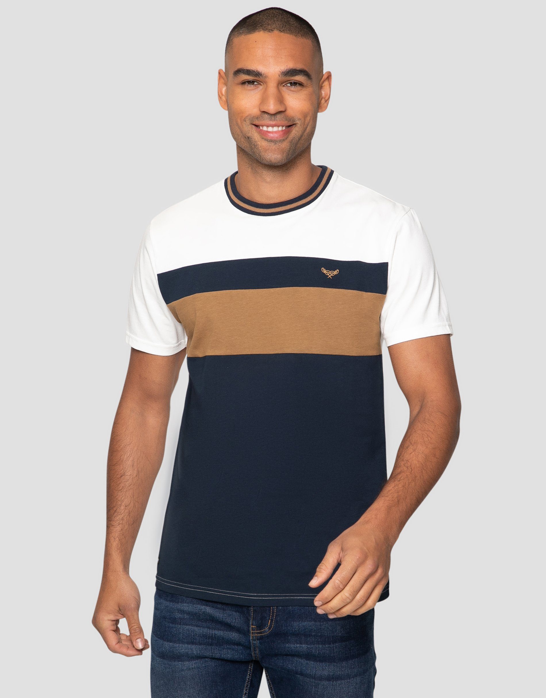 Mehrfarbig Tee Threadbare T-Shirt (3-tlg) Sport