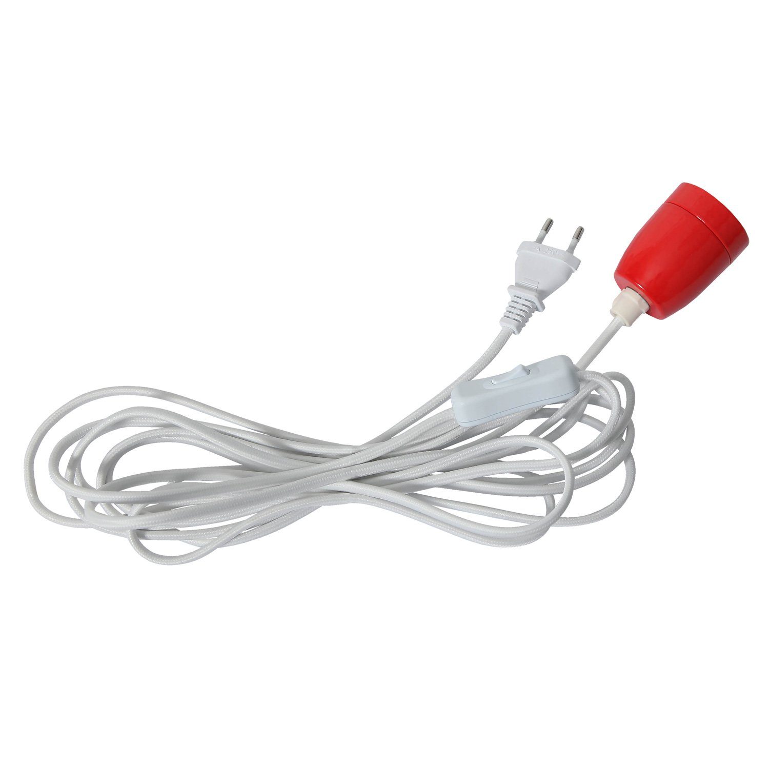 MARELIDA Hängeleuchte Lampenfassung E27 Textilkabel für Hängeleuchten Stern günstig online kaufen