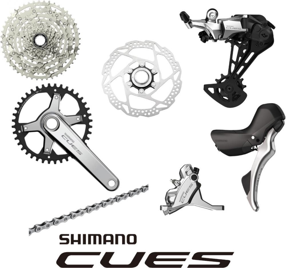 Shimano Schaltung SHIMANO Gruppe CUES Silver Edition 10 Silver 10-fach - komplette Schal
