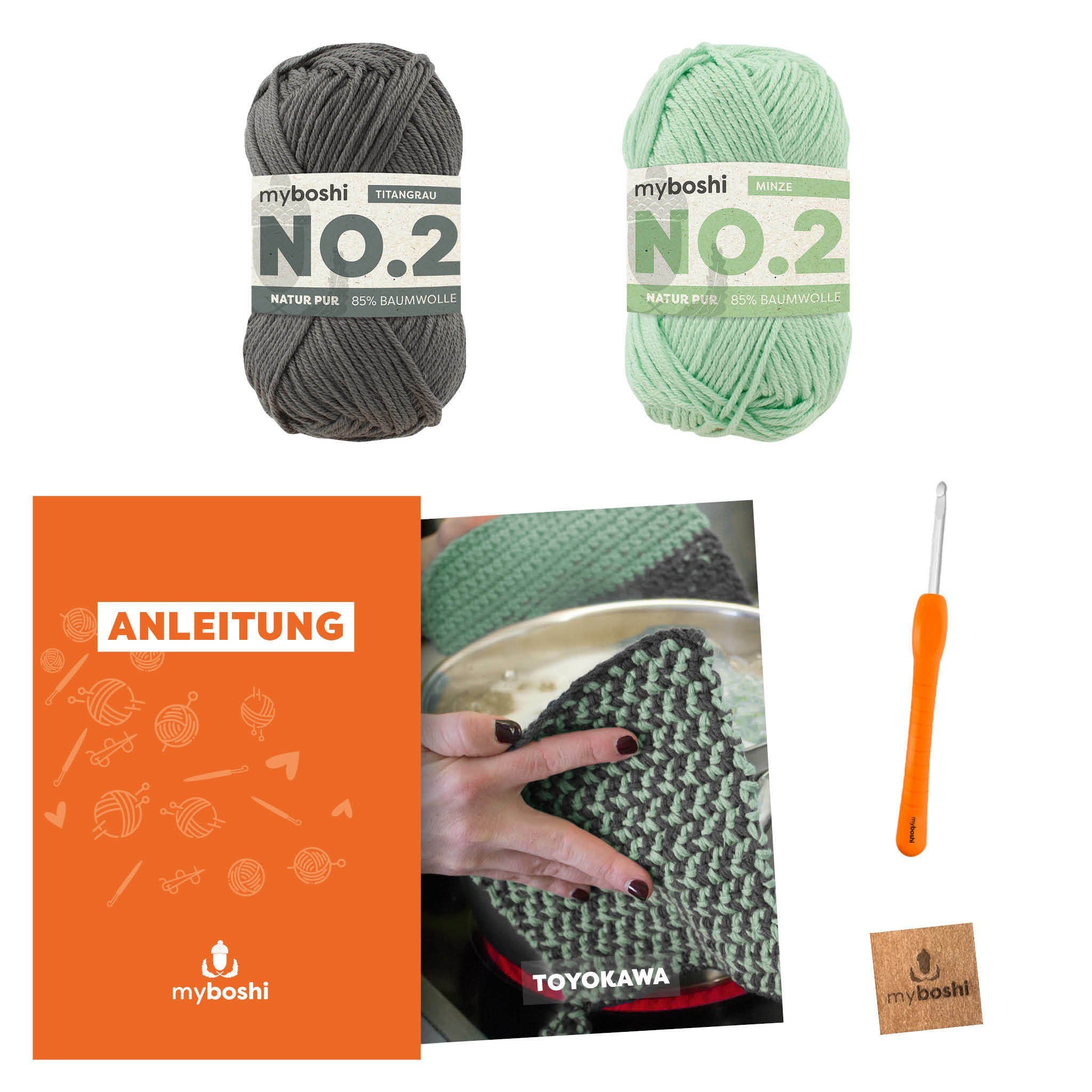 myboshi Kreativset Häkelset Topflappen Toyokawa No.2 Wolle Nadel, (1-tlg) günstig online kaufen